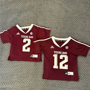 Two Toddler Texas A&M Football Jerseys